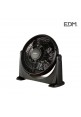 Ventilador de pie con base circular negro 45w ø aspas 40cm altura regulable 110-130 cm EDM
