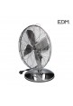 Ventilador de pie con base circular negro 45w ø aspas 40cm altura regulable 110-130 cm EDM