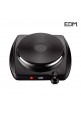 COCINA ELECTRICA NEGRA 1.400W 1 FUEGO CE/A13 EDM