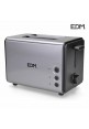 TOSTADORA DOBLE RANURA CROMADA 850W EDM