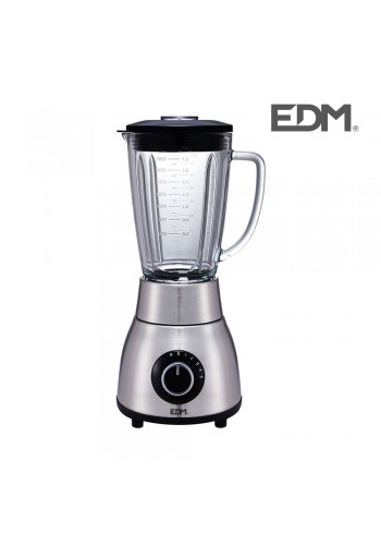 BATIDORA 1200W CON VASO DE CRISTAL 1,8 LITROS EDM
