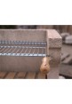 PARRILLA BARBACOA EXTENSIBLE 50X40CM ACERO ZINCADO