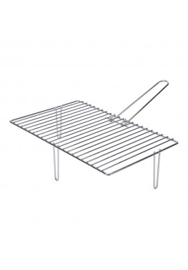 PARRILLA BARBACOA EXTENSIBLE 50X40CM ACERO ZINCADO