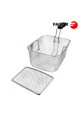 FREIDORA DE ACERO INOXIDABLE - 1500W - 1,5 LITROS - EDM