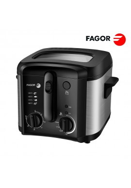 FREIDORA DE ACERO INOXIDABLE - 1500W - 1,5 LITROS - EDM